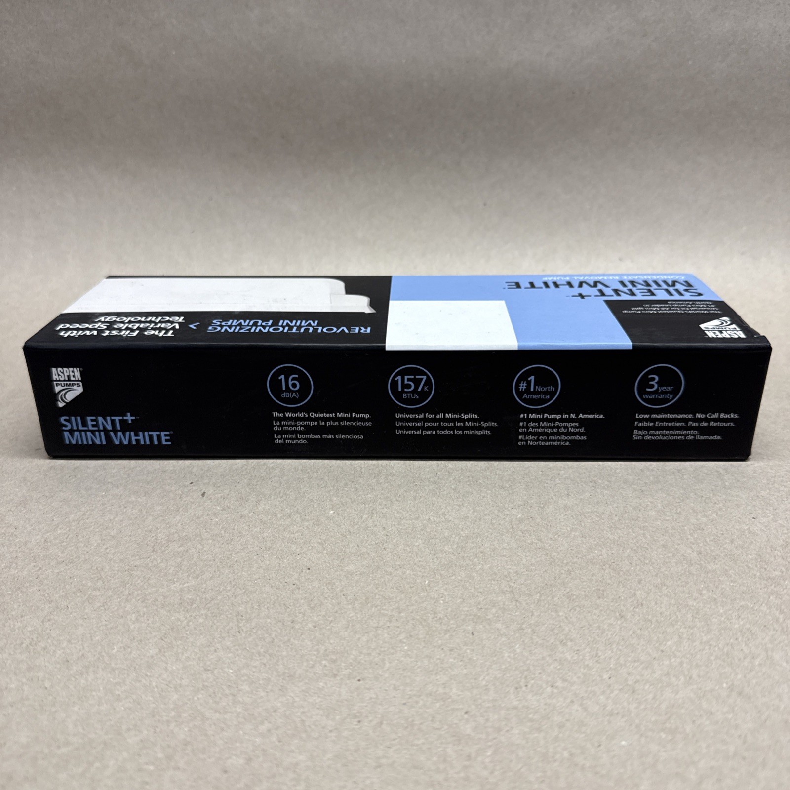 Aspen Pumps Silent + Mini White Condensate Removal Pump (New Model)