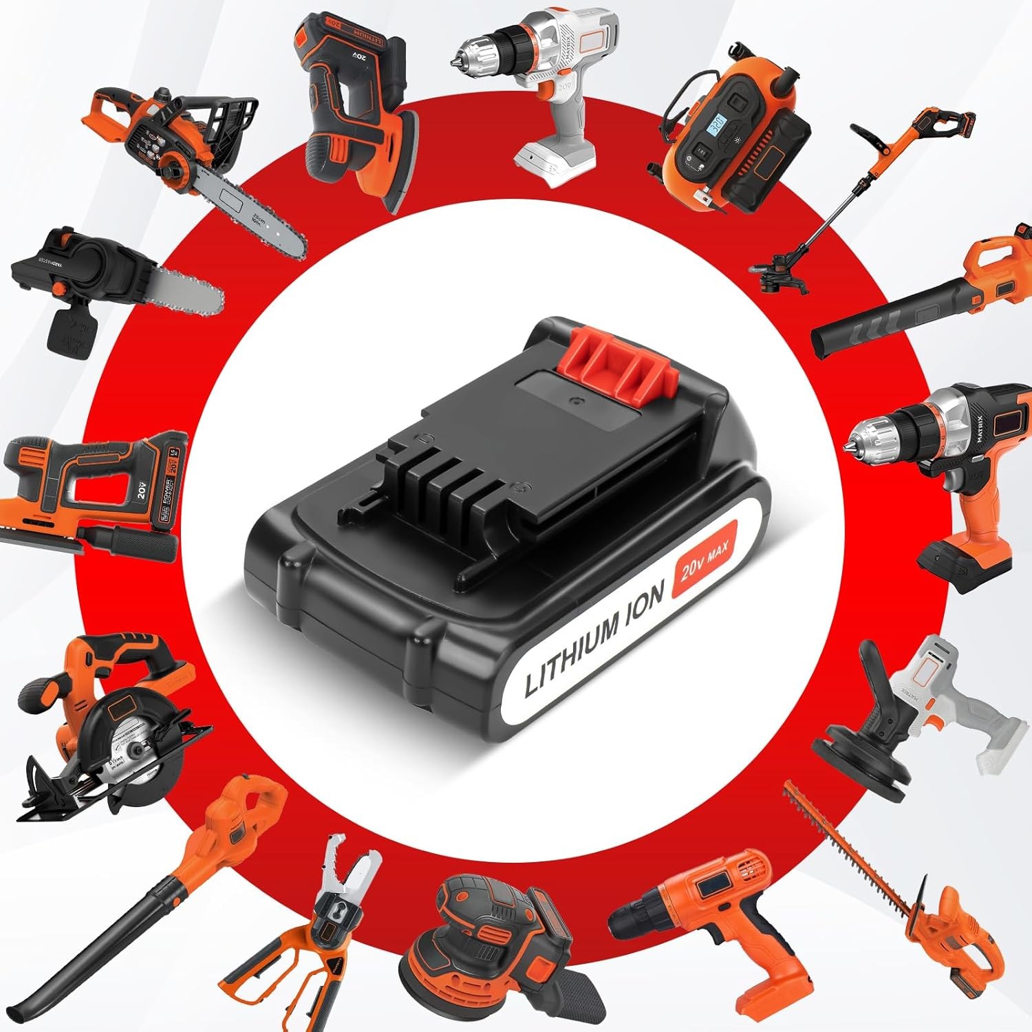 2X 6.0Ah 20Volt LB2X4020 Battery FOR Black&Decker 20V MAX Lithium LBXR20 LBX20