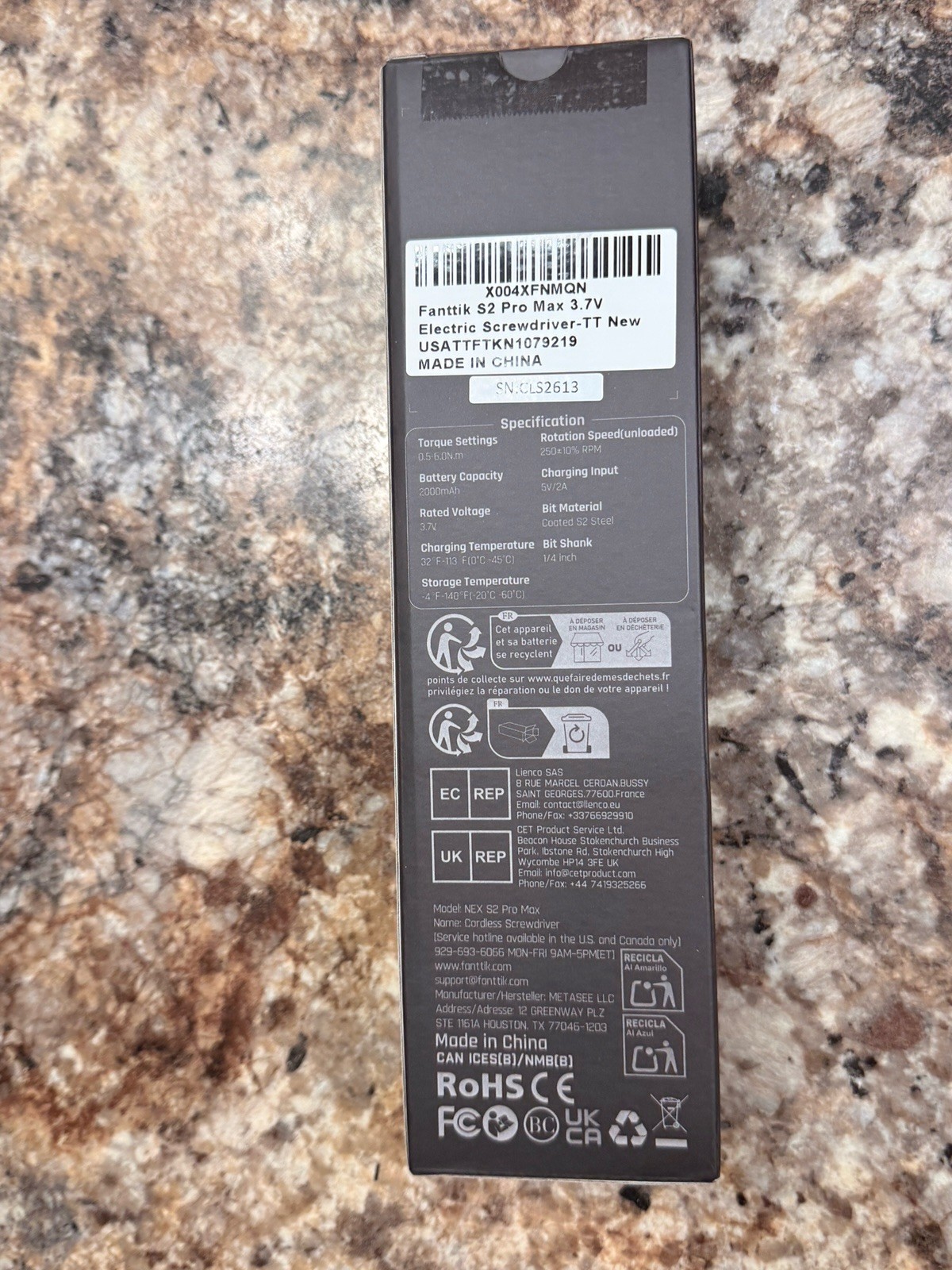 Fanttik Nex S2 Pro Max Cordless Electric Screwdriver