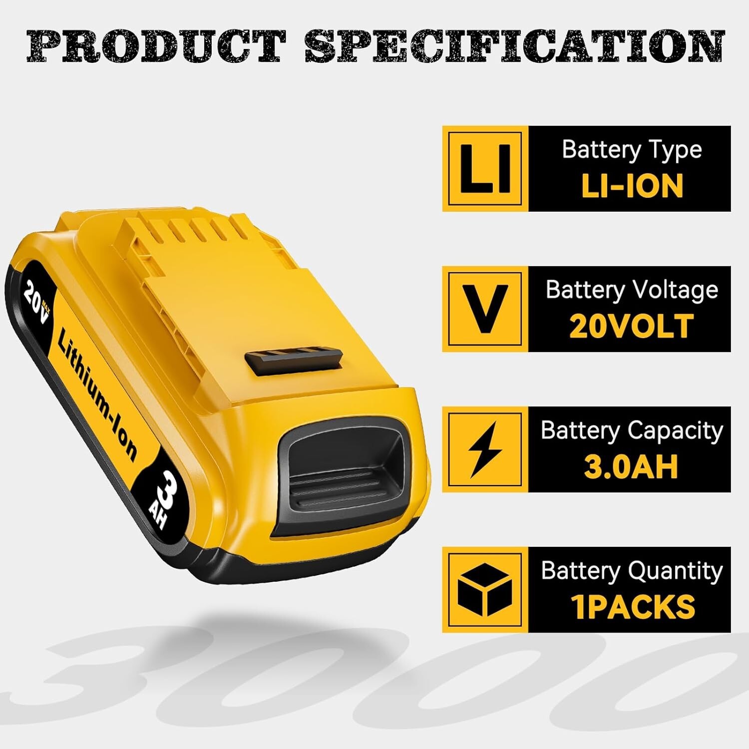 2PACK 10PACK For DeWALT DCB210-2 20V MAX XR 10.0 AH Lithium-Ion Battery DCB210