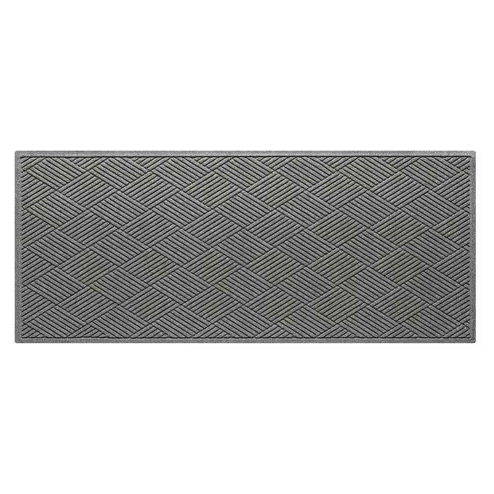 Waterhog Diamonds 35 In. X 100 In. PET Polyester Indoor Outdoor Runner Medium Gr
