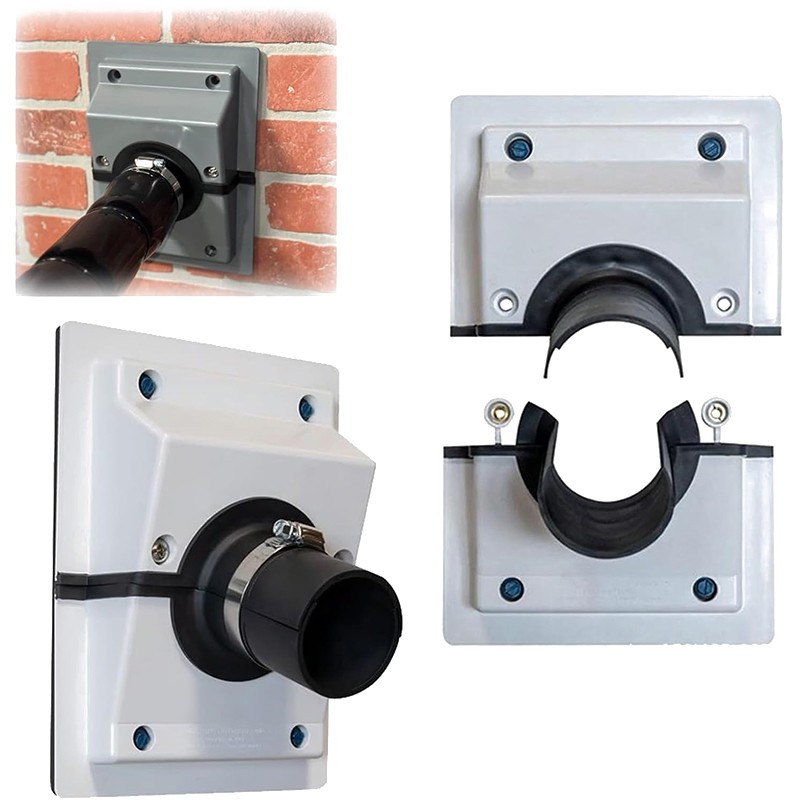 HVAC Wall Penetration & Line-Set Cover Kit Split System Adjustable Indoor/Outdoo