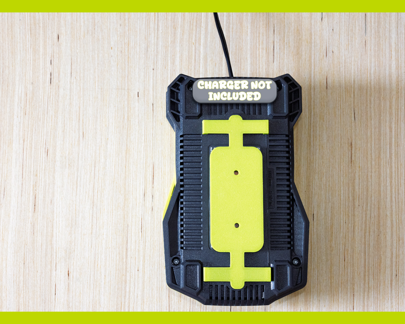 Ryobi One+ P117 Charger Wall Mount – Space-Saving Tool Organizer
