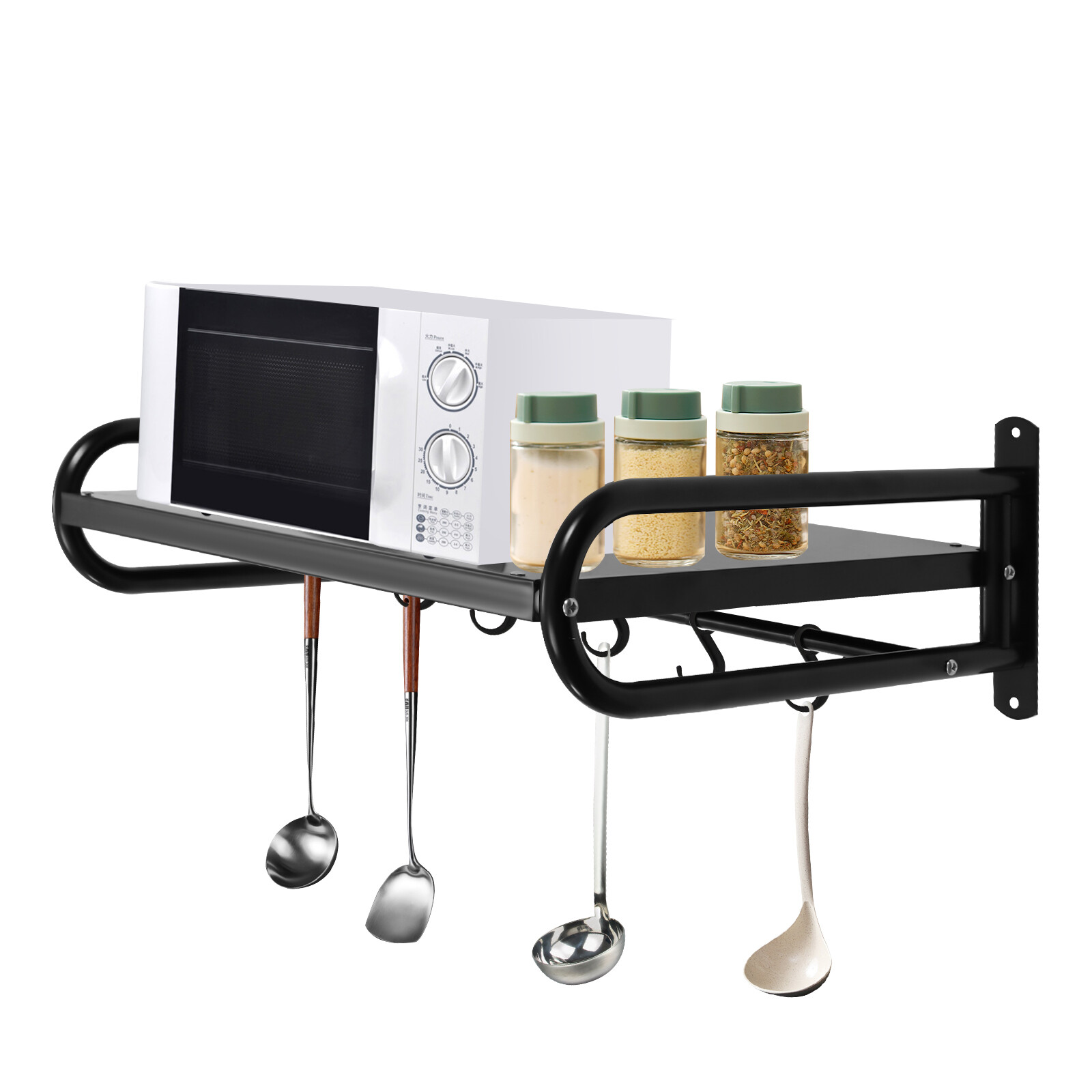 Carbon Steel Wall Shelf Metal Shelving Heavy Duty Commercial or Household Grade