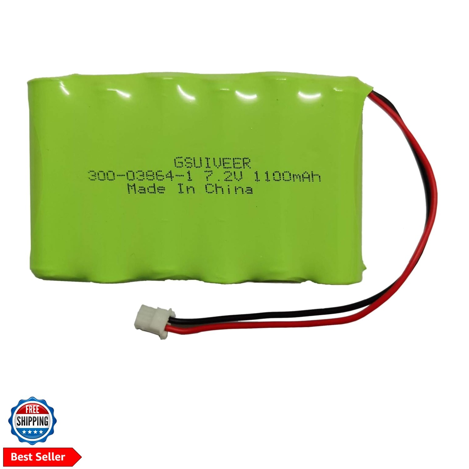 300-03864-1 Battery 7.2V 1100mAh Compatible with Honeywell Alarm Lynx WALYNX-…