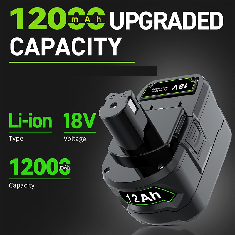 P108 8Ah Lithium Battery Replacement Kit For Ryobi ONE 18V Power Tool / Charger