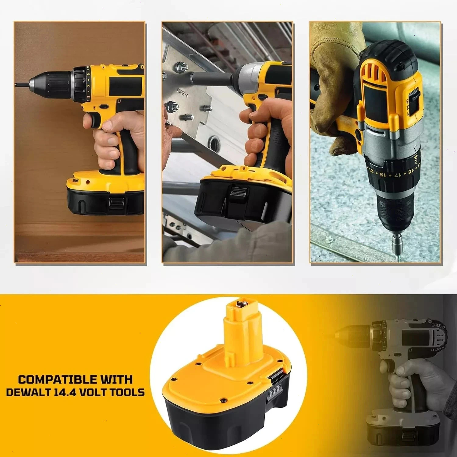 2PACK 14.4V For DEWALT DC9091 XRP Battery or Charger DW9091 DW9094 DE9091 DE9092