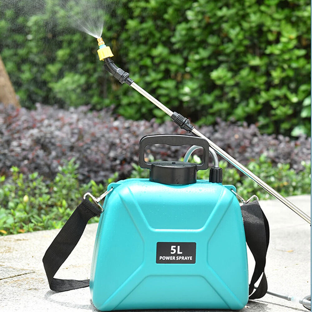 Garden Battery Powered Sprayer, Electric Power Operated Weed Sprayer 5L/1.35gal