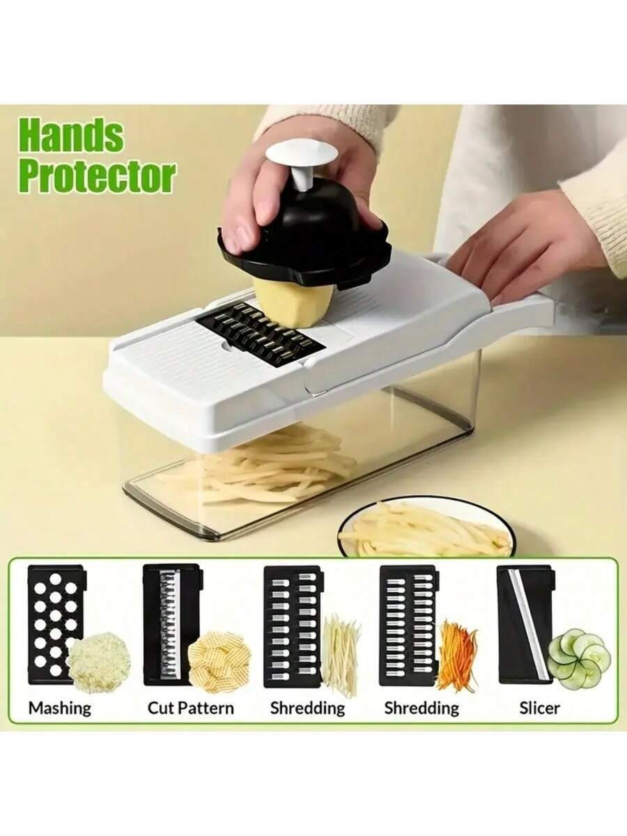 15-in-1 Vegetable Chopper Onion Dicer Fruit Cutter Mandoline Slicer Kitchen Food