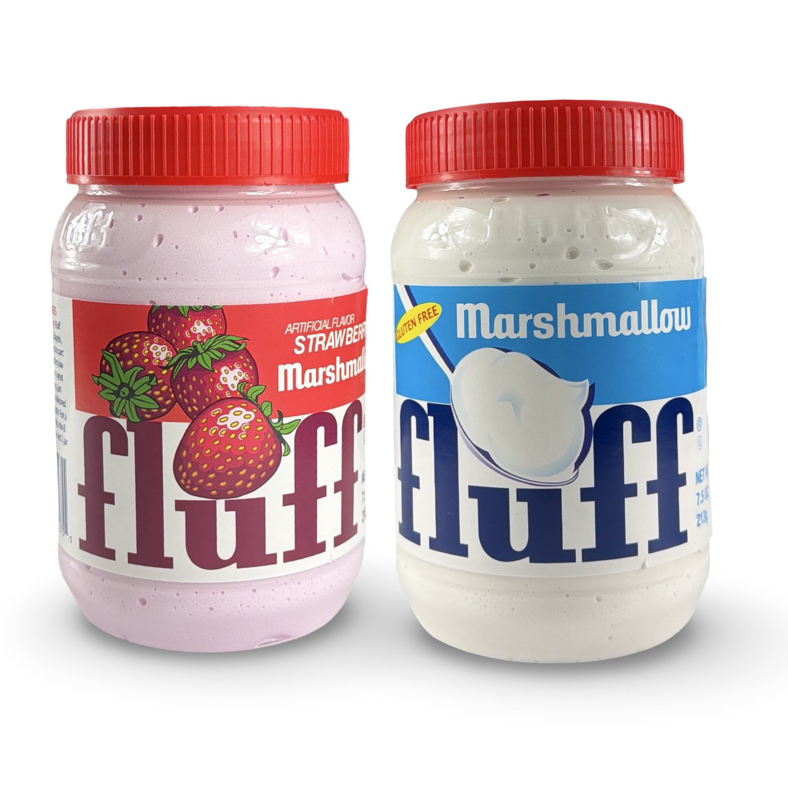 Marshmallow Fluff 2 Pack, 7.5 oz or 16 oz Choose Original or Strawberry Spread