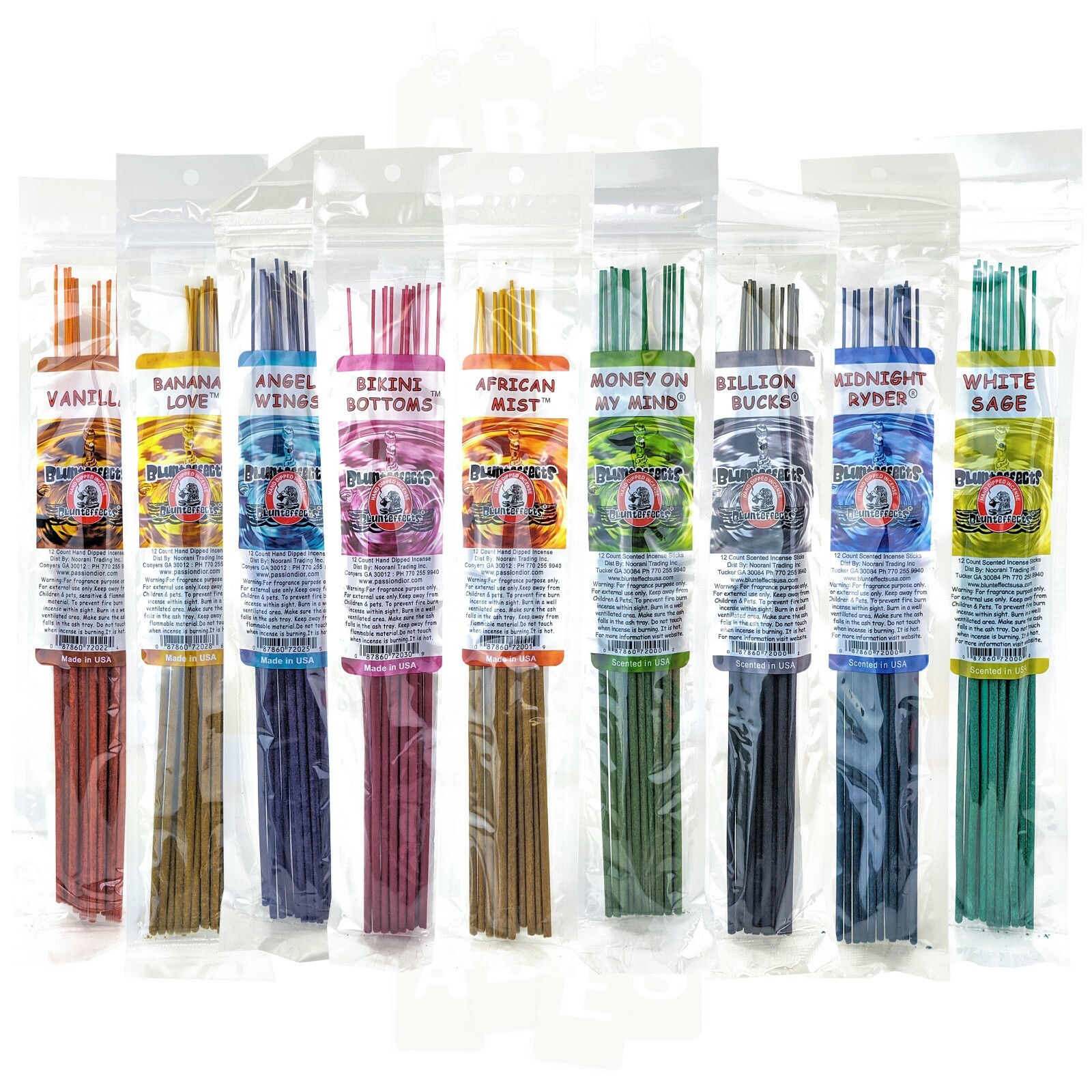 BluntEffects Incense Sticks Air Freshener, 11″, Buy 3 Get 6 Free, YOU CHOOSE