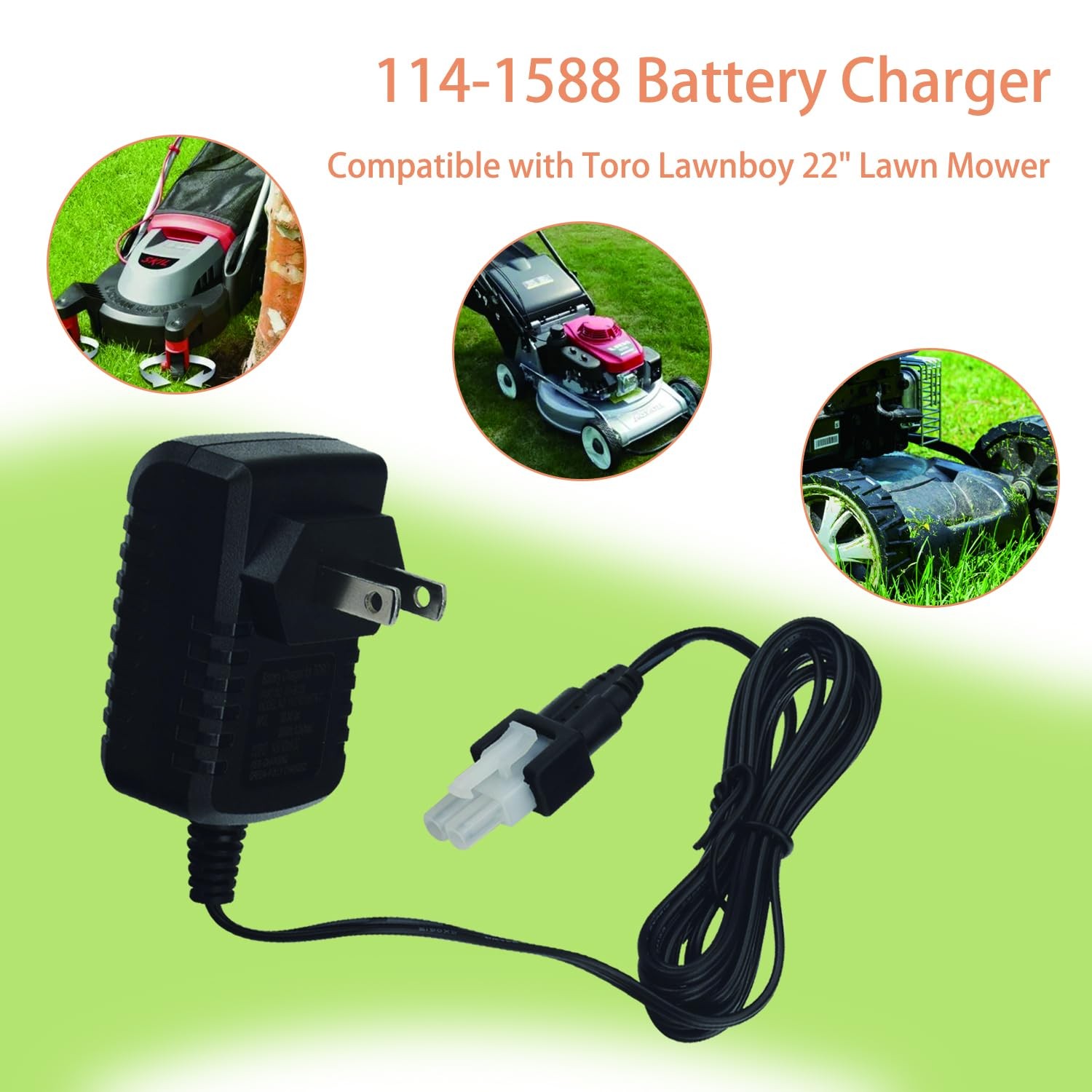 Toro Battery Charger Compatible With Lawn Mowers 30 Day Money Back Guarantee
