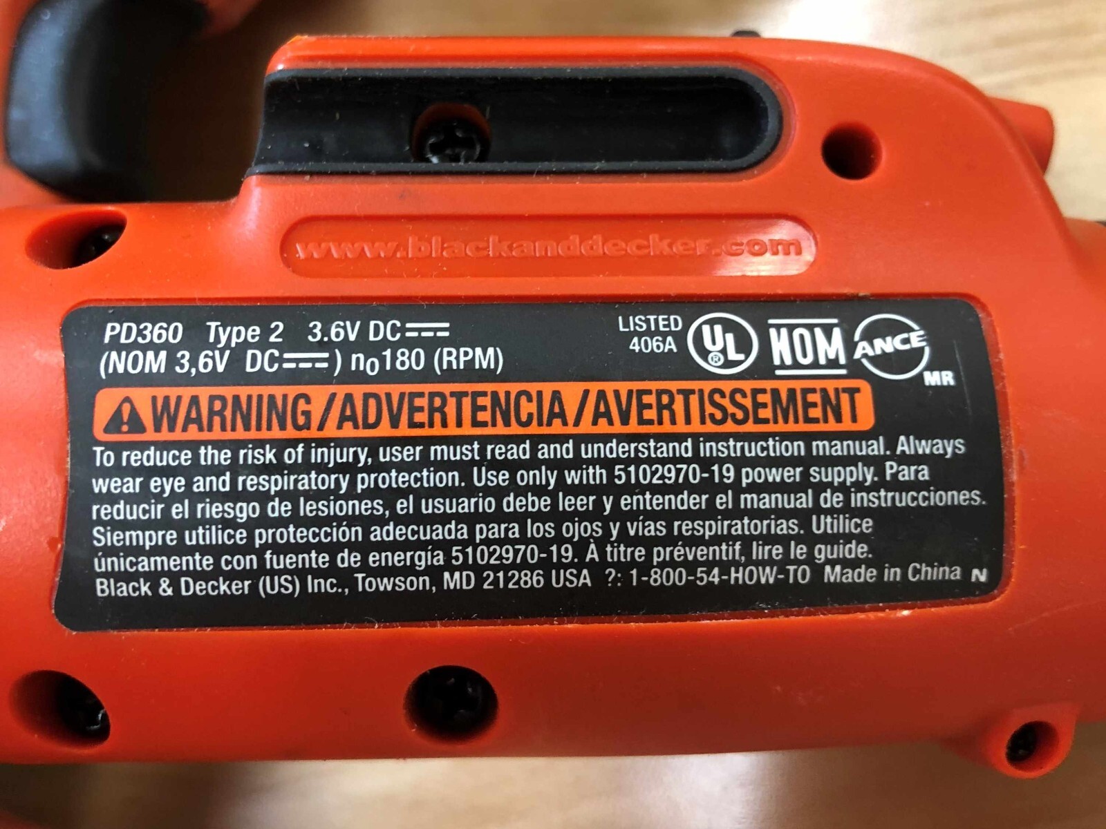 Battery for Black & Decker 9078 type 1 2 3 DC 3.6V Replace Pack 387051-00 PD360