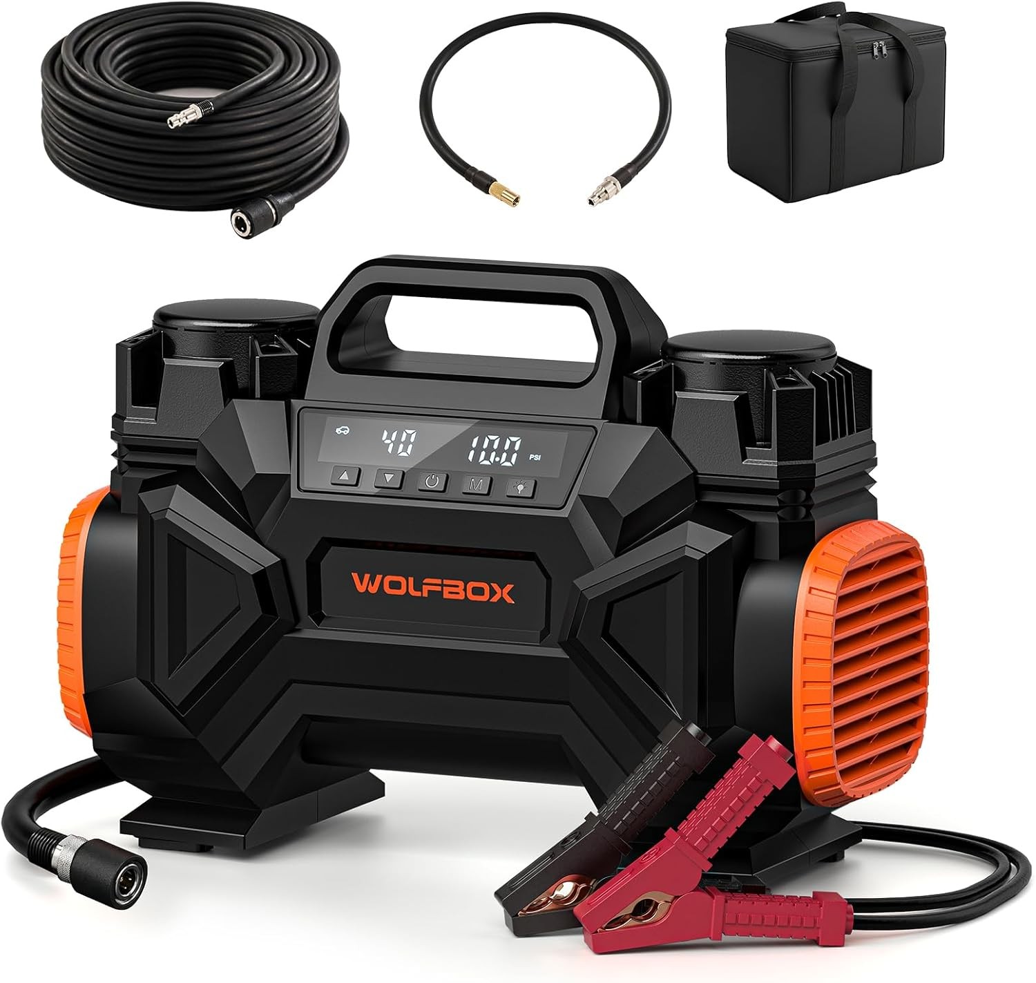 WOLFBOX Air Compressor Offroad Air Compressor, 150 PSI Heavy Duty Tire Inflator