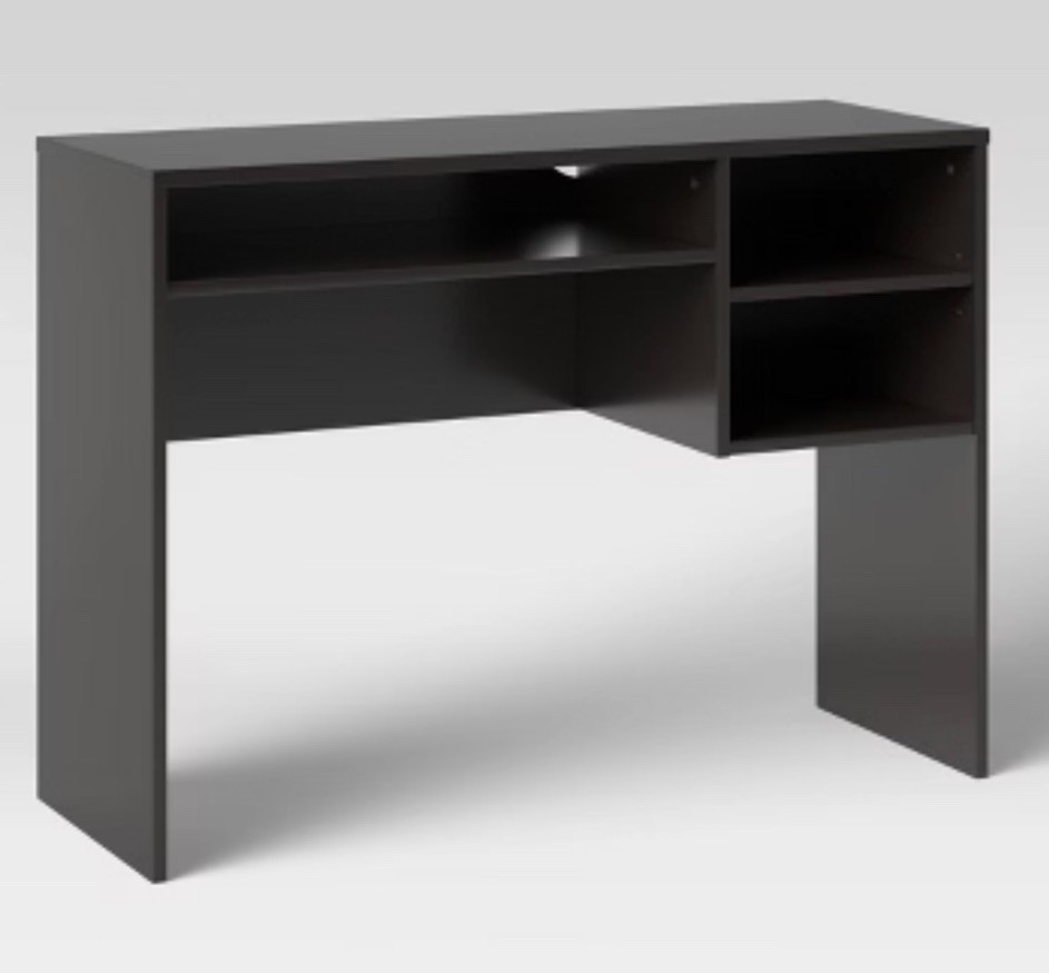 Room Essentials Writing Desk Black Wood Computer Desk Home Office Study
