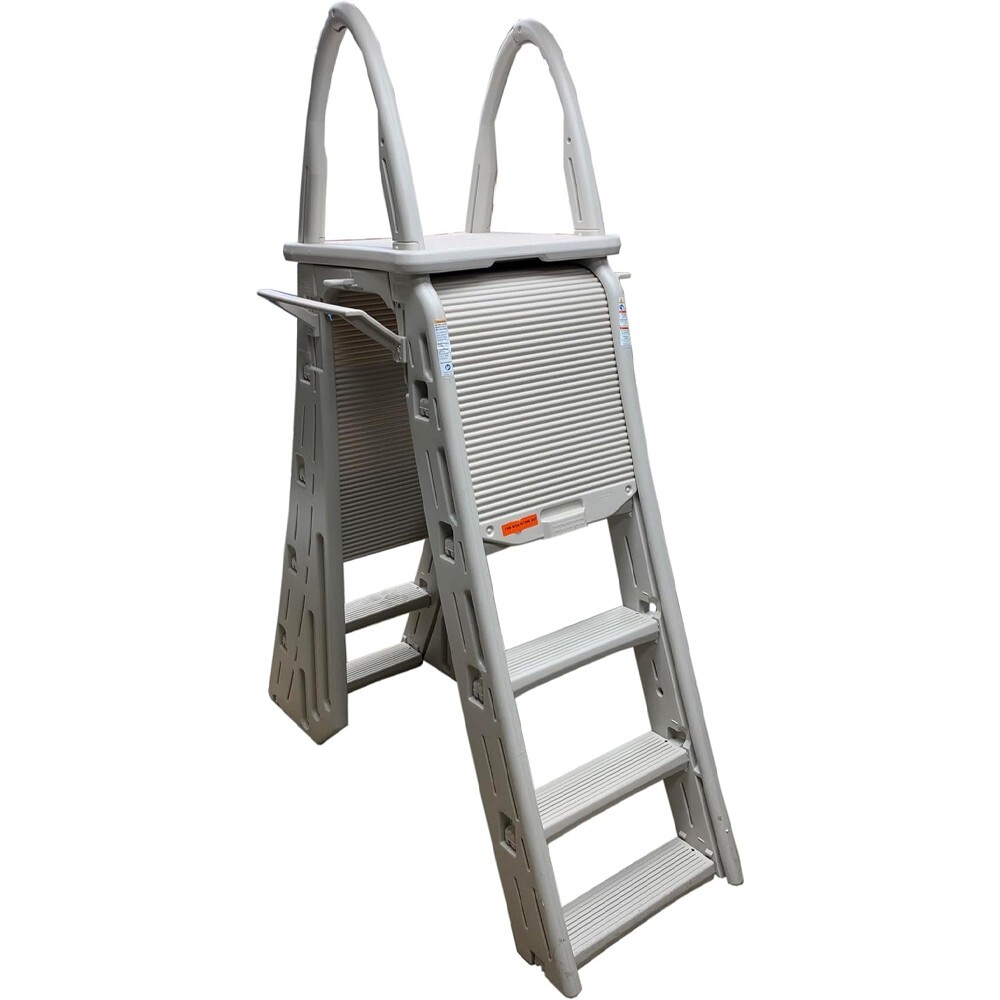 Confer Plastics 7200 Roll Guard A-Frame Above Ground Swimming Pool Ladder System