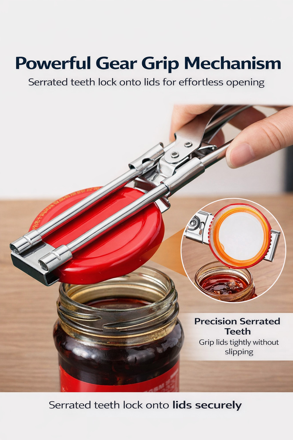 Master Opener– Adjustable Multifunction Jar & Bottle Opener Stainless Steel Tool