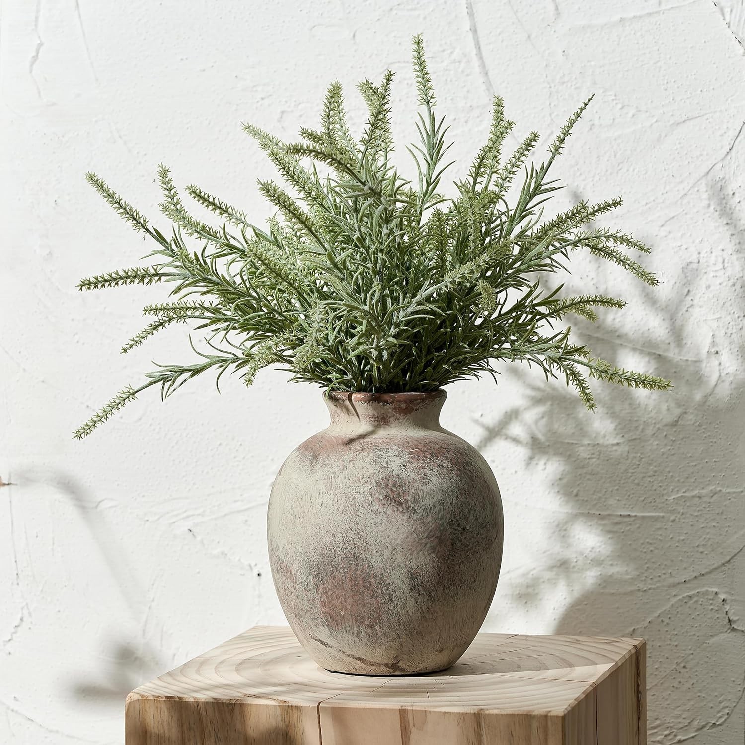 7.48 Inch Waterproof Ceramic Vase – Boho Rustic Decor for Every Occasion