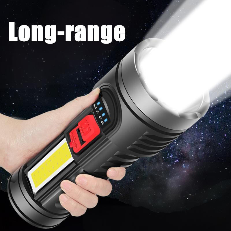 2X 990000000 Lumens Super Bright LED Tactical Flashlight Rechargeable Work Torch
