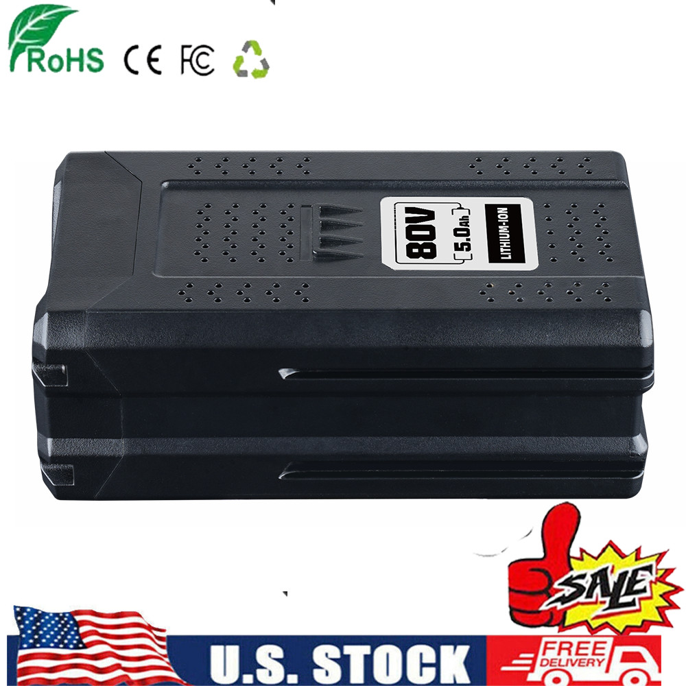 5.0Ah FOR Greenworks 80V Lithium Ion Rechargeable Li-ion Battery BAB727 GBA80200