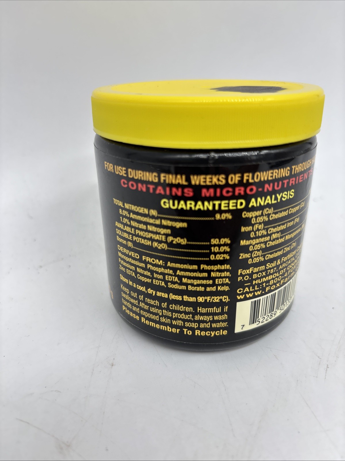 FoxFarm Cha Ching Soluble 9-50-10 (6 oz.) Improves Oils In Buds Fruit Flowers