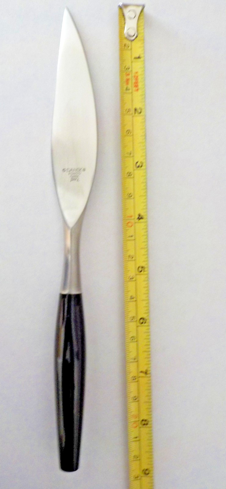 DANSK JHQ KONGO Pattern STEAK Knife, 8 1/2 in. shiny black handle