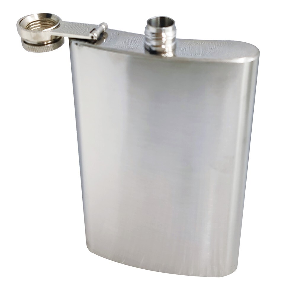 10 OZ Alcohol Pocket Flask Whiskey Stainless Flask w/ Portable Funnel 296ml