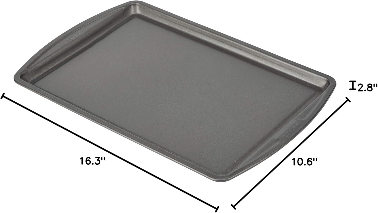 Everyday Baking Sheet with Carbon Steel Construction & Scratch-Resistant Metal-U