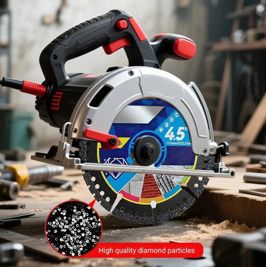 3pcs Diamond Multi-Purpose Saw Blades,4.5 Inch Heavy Duty Diamond Cutting Blades
