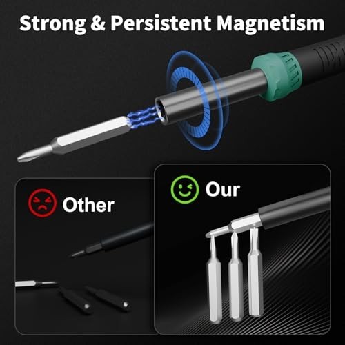 NEW 64PCS Precision Screwdriver Set Magnetic Electronics Repair Kit 48 Bits