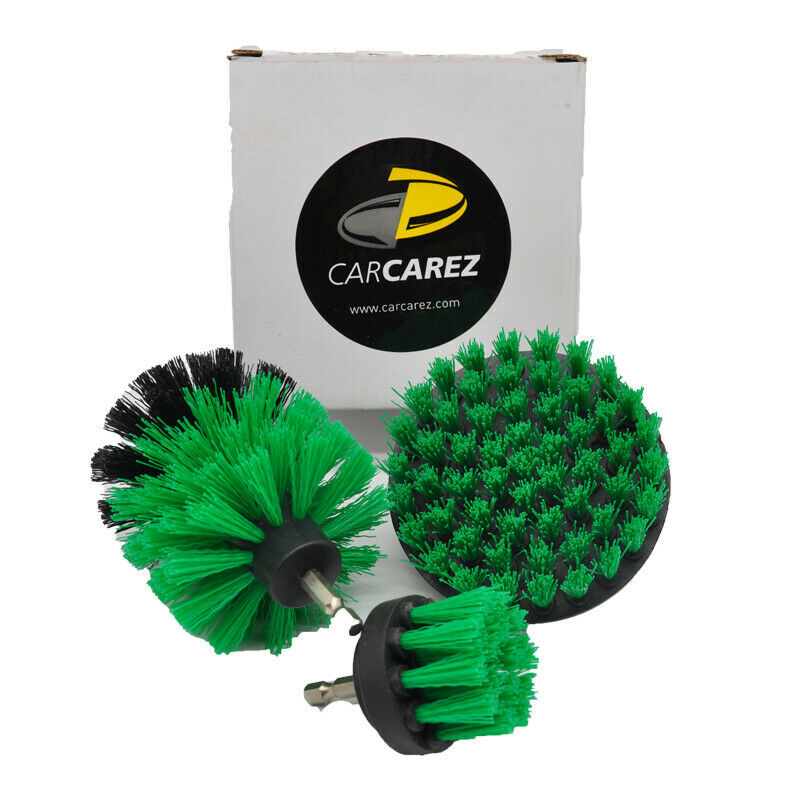 Drill Brushes Set 3pcs Tile Grout Power Scrubber Cleaner Spin Tub Shower Wall