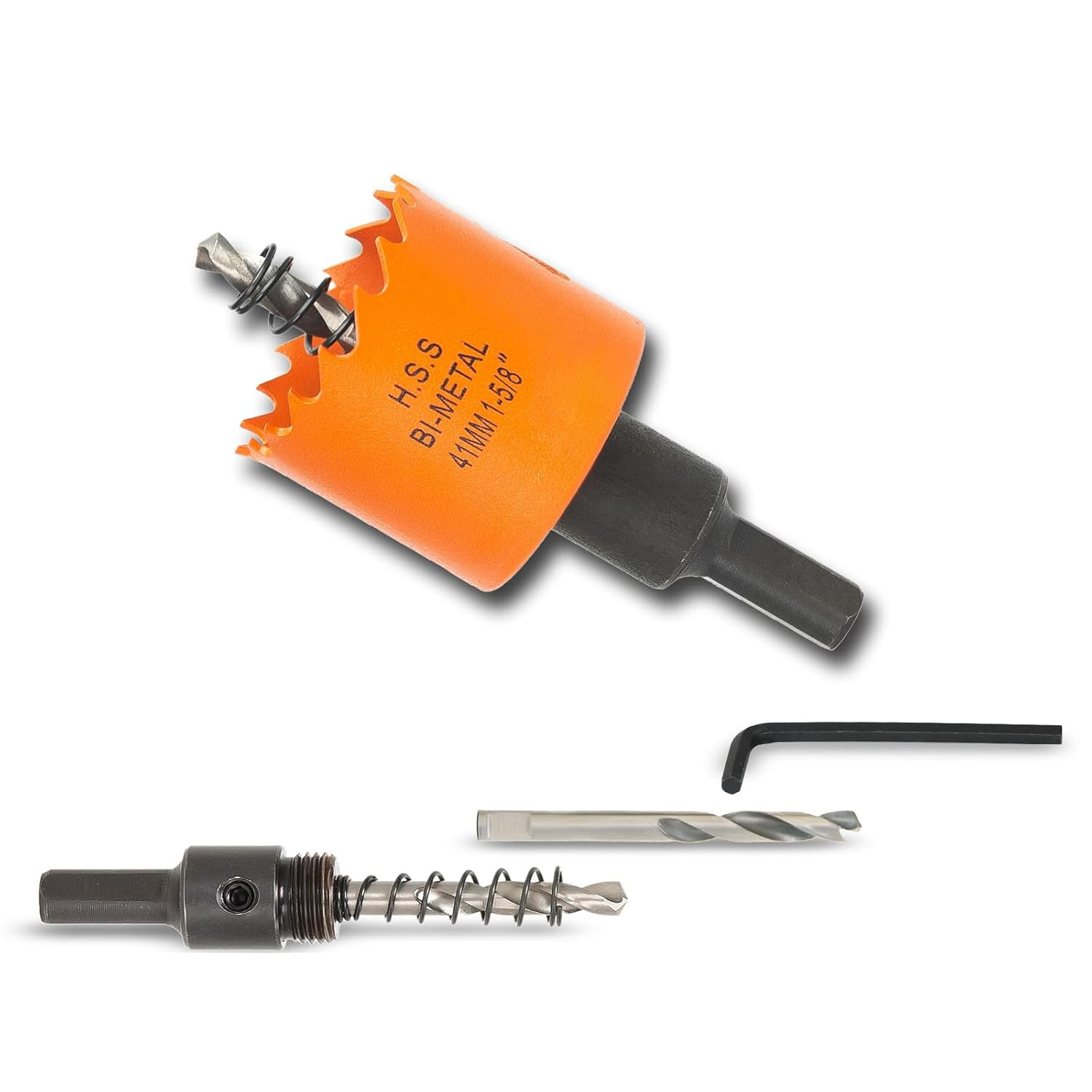 6 Inch Hole Saw with Arbor for Metal Wood and Plastic Cutting, 152Mm Bi-Metal Ho