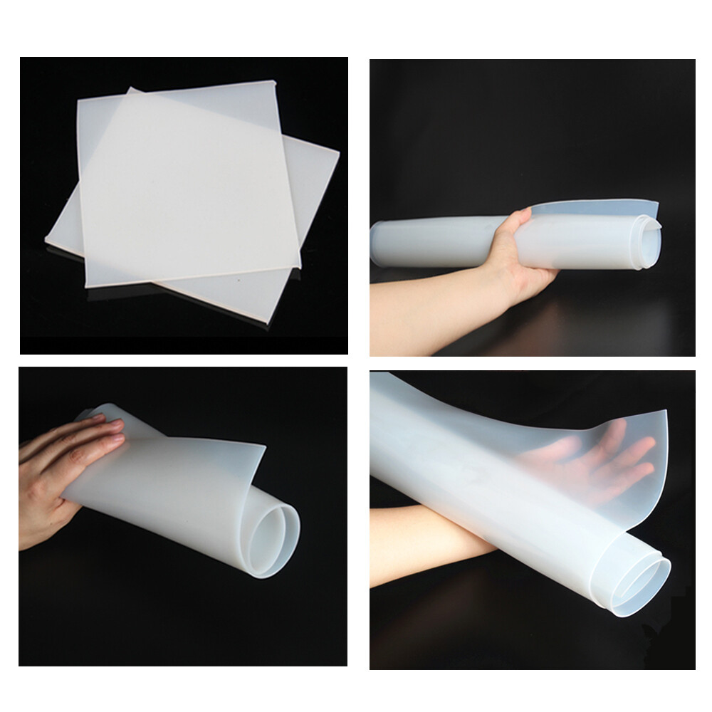 0.1mm – 5mm Thick Thin Silicone Rubber Plate Rubber Mat Sealing Sheet 500x500mm