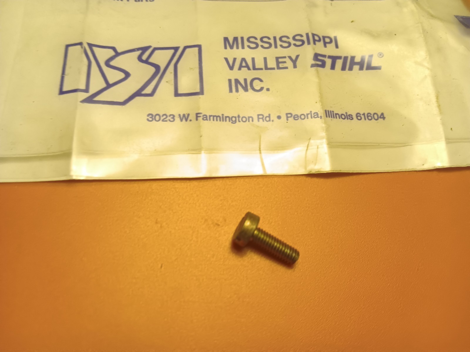 y11b OEM STIHL Metric Flat/Slotted Pan Head Screw M4x12mm Fastener 9079-216-0660