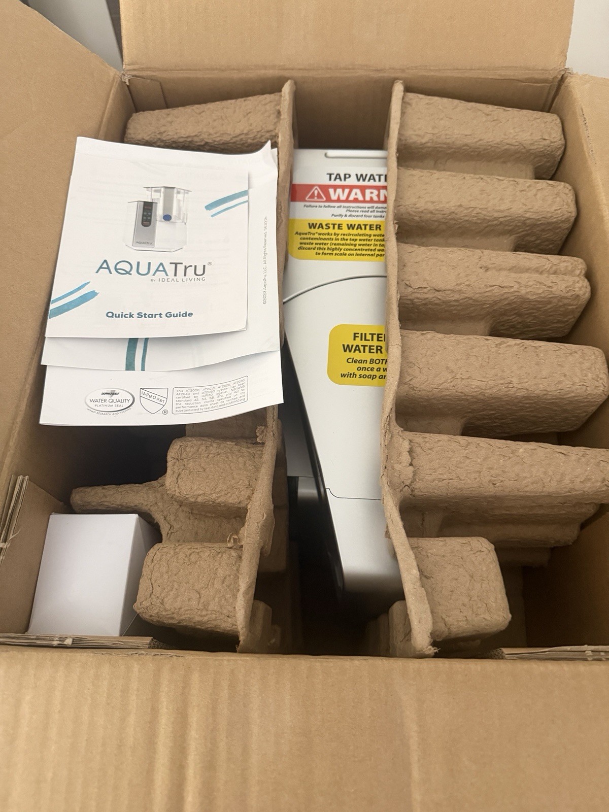 AQUATru 2040 Classic 4-Stage Reverse Osmosis Water Filter System Used