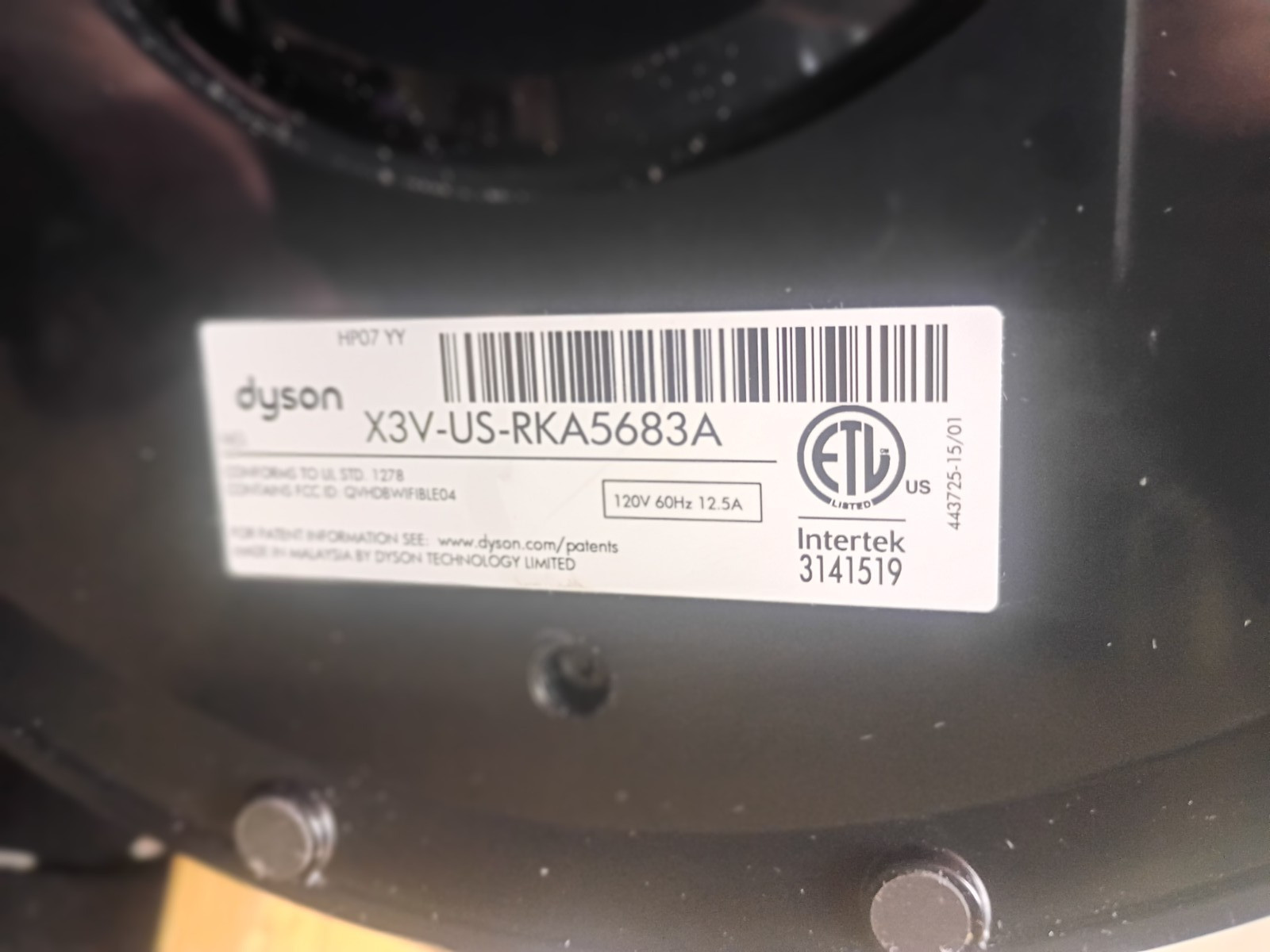 Dyson HP07 Purifier Hot + Cool™ Intelligent Heater, Fan, and Air Purifier **EUC