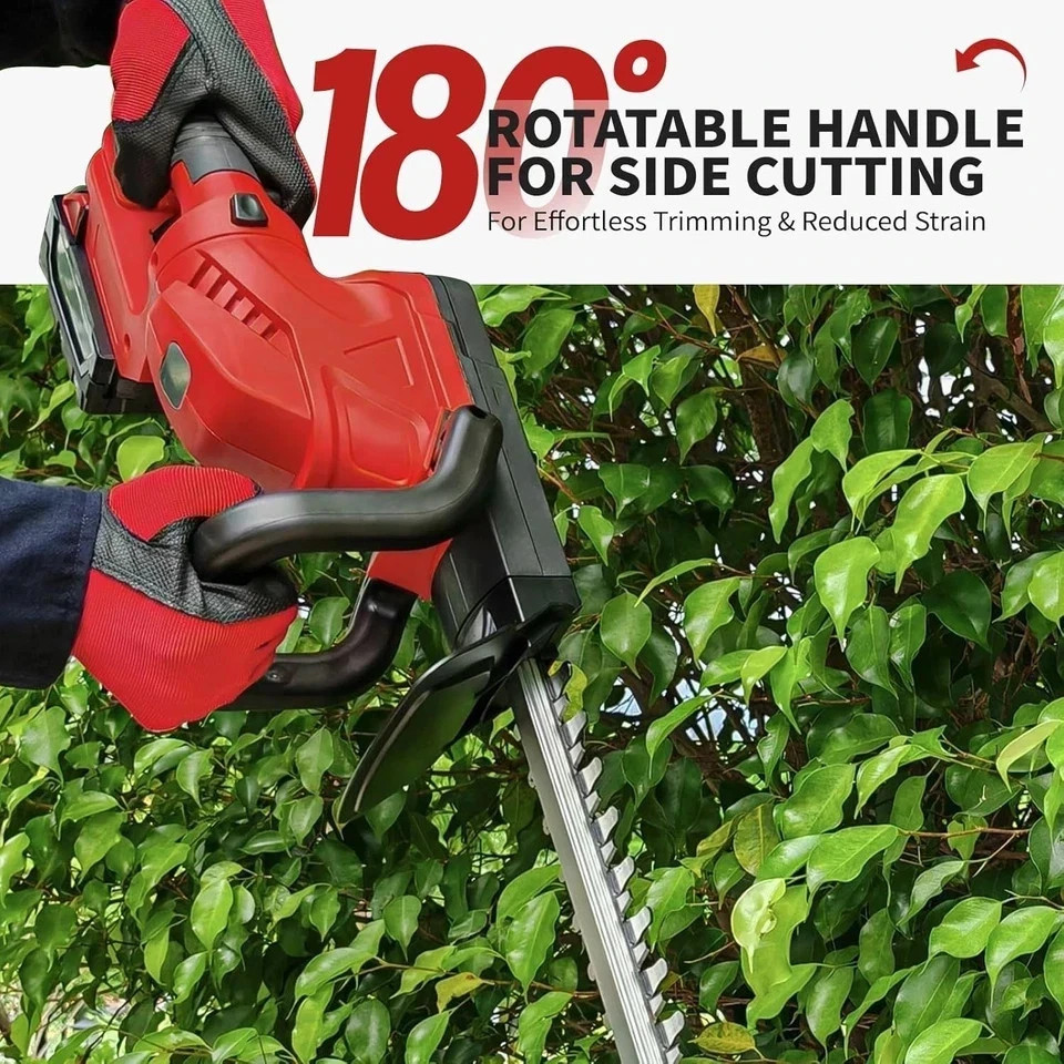 Milwaukee M18 Cordless 20″ Hedge Trimmer – Lightweight & Rotatable Handle