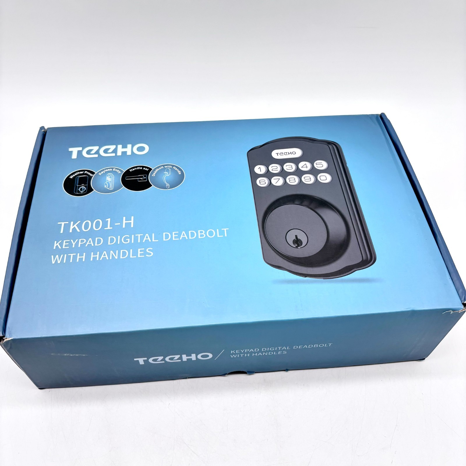 Teeho Keyless Keypad Digital Deadbolt With Handles Model TK001-H