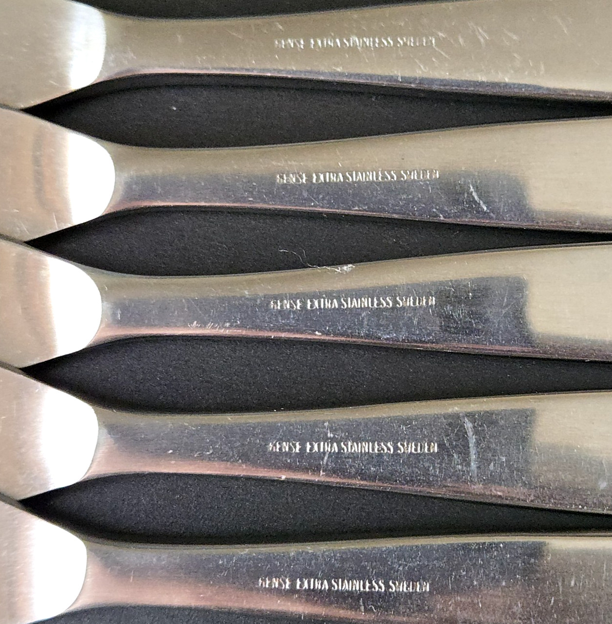 25 pc GENSE FOCUS Stainless Flatware Sweden Folke Arstrom MCM 50s Satin Lot