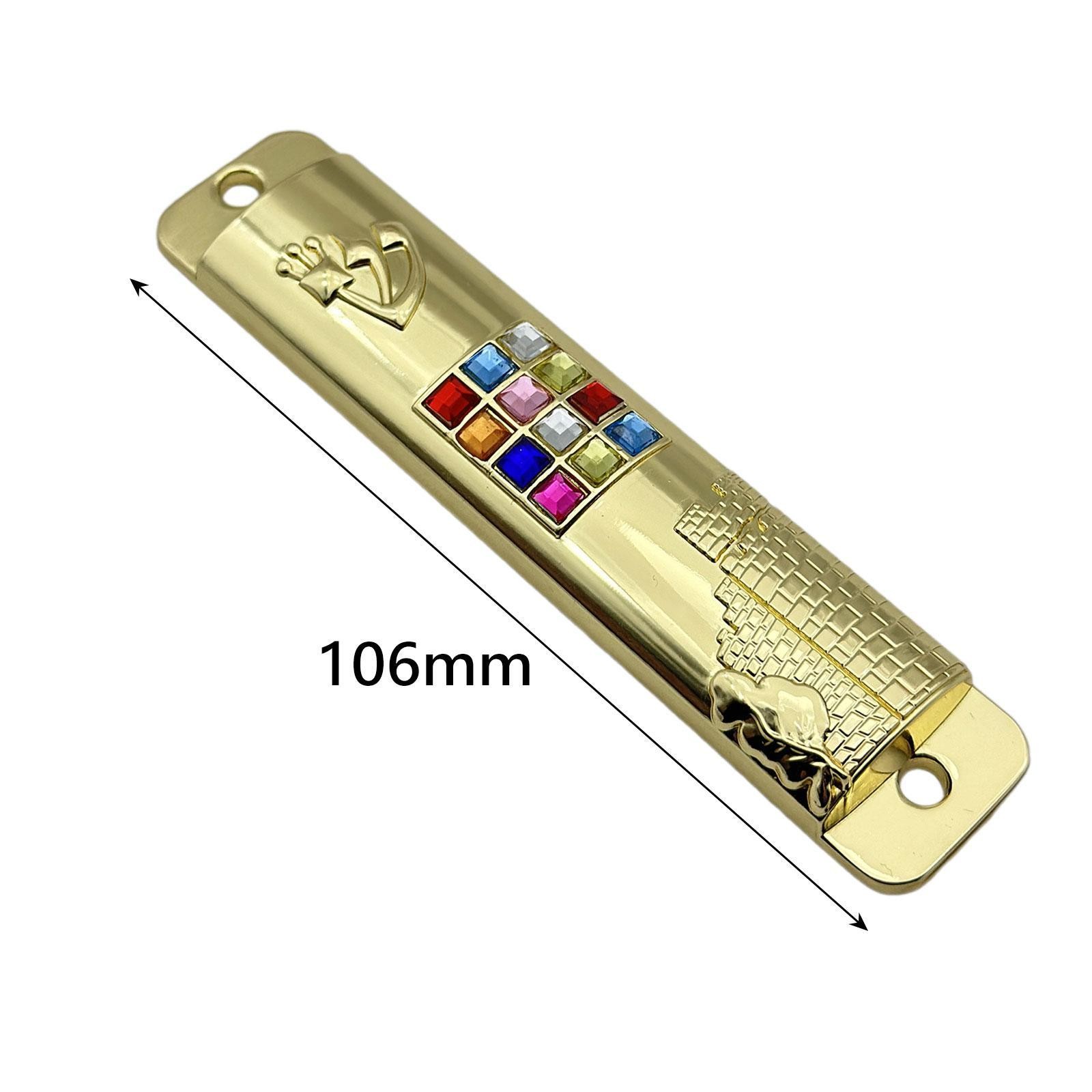 Door Mezuzah (4.17inch Length) Religious Outside Modern Zinc