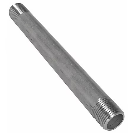 Zoro Select T4bni18 2″ Mnpt X 2 Ft. Tbe 304 Stainless Steel Pipe Sch 40, T4bni18