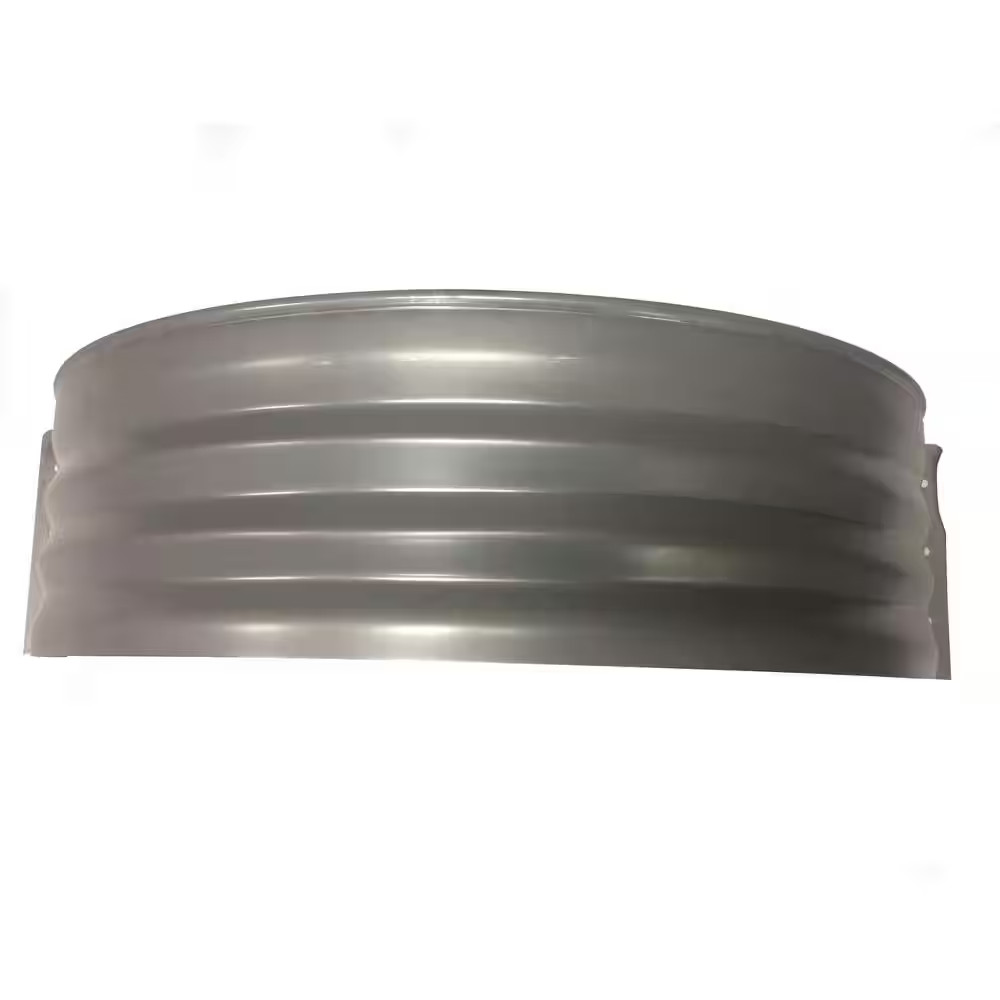 Vestal 37 in. x 12 in. Galvanized Metal Round Window Well