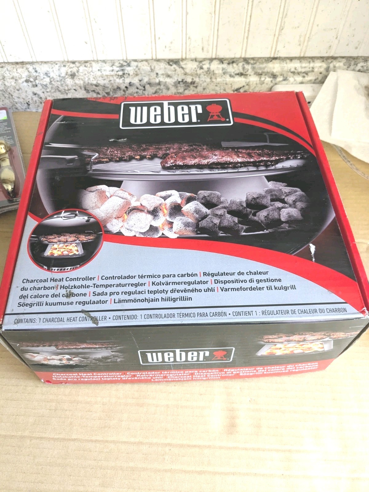 Weber Charcoal Heat Controller, for 22” Kettle Charcoal Grills 7666 NOB Complete