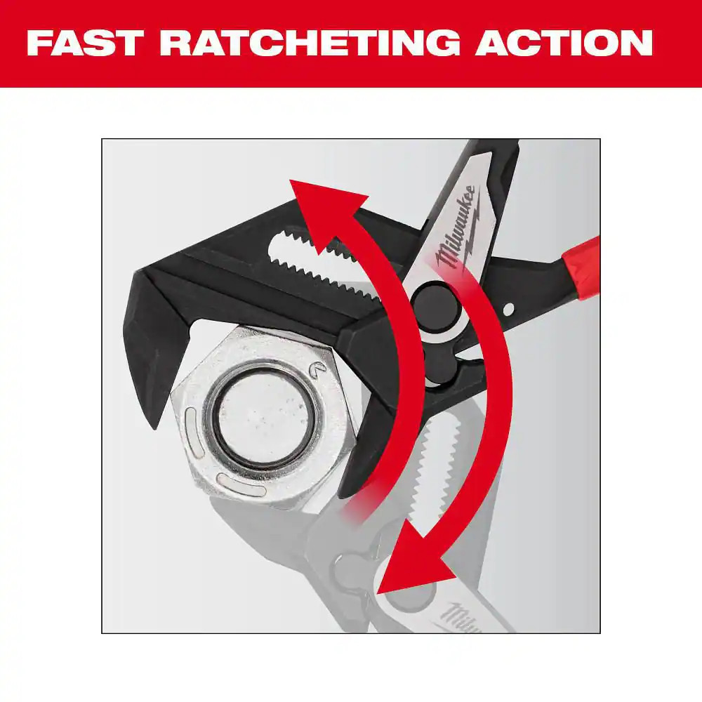 5 In. Straight Jaw Pliers Wrench with Belt Clip