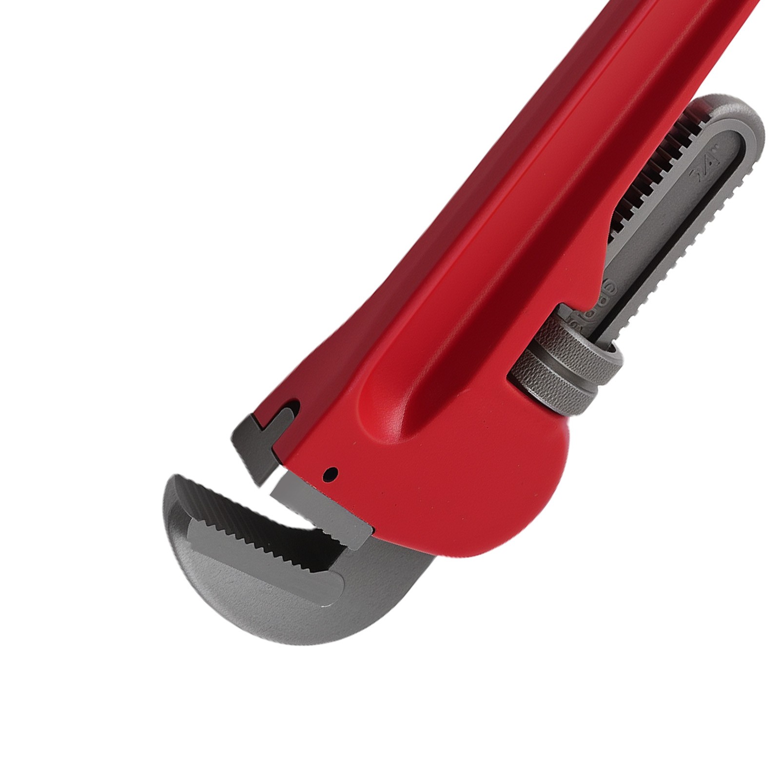 24in Adjustable Heavy Duty Pipe Wrench 85mm Jaw CRV Construction Tool