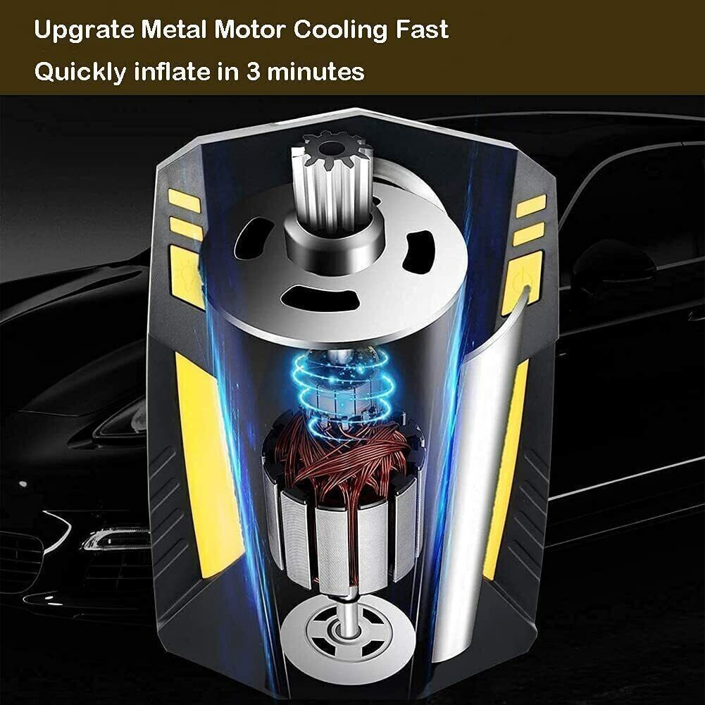 Car Air Tire Pump Inflator Compressor Digital Electric Auto Portable 150PSI 12V