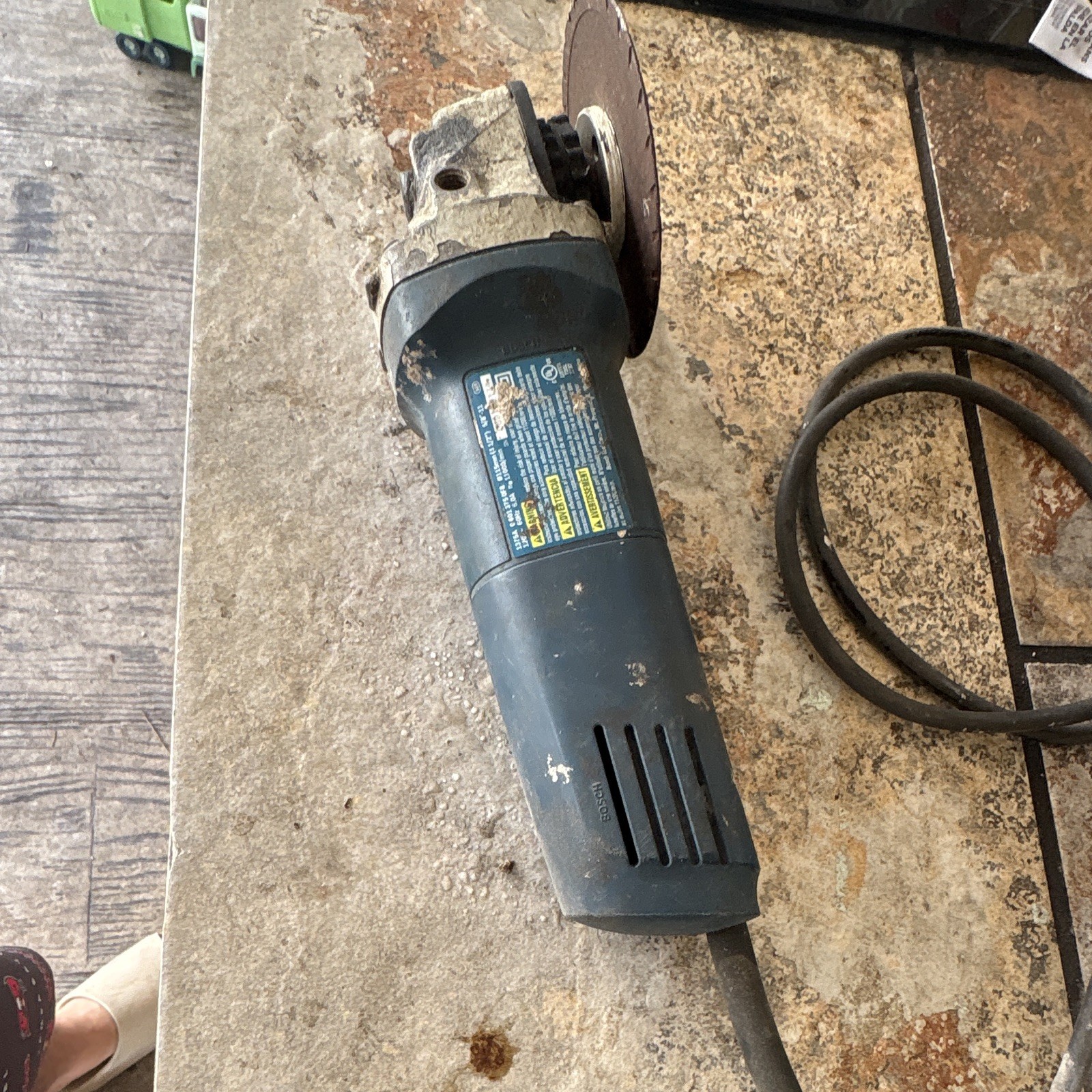 Bosch Angle Grinder Corded Electric Rotary/Circular Blue/Gray
