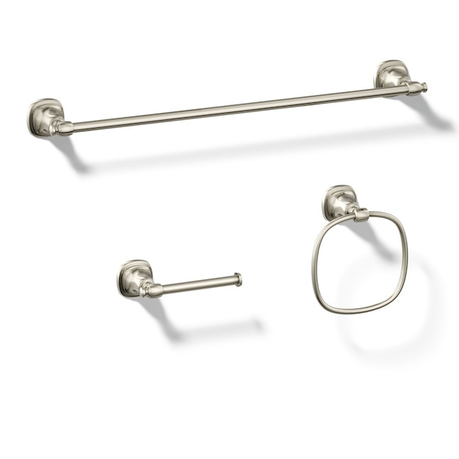 Kohler Florez Three-Piece Bathroom Accessory Set R27909-SN Polished Nickel