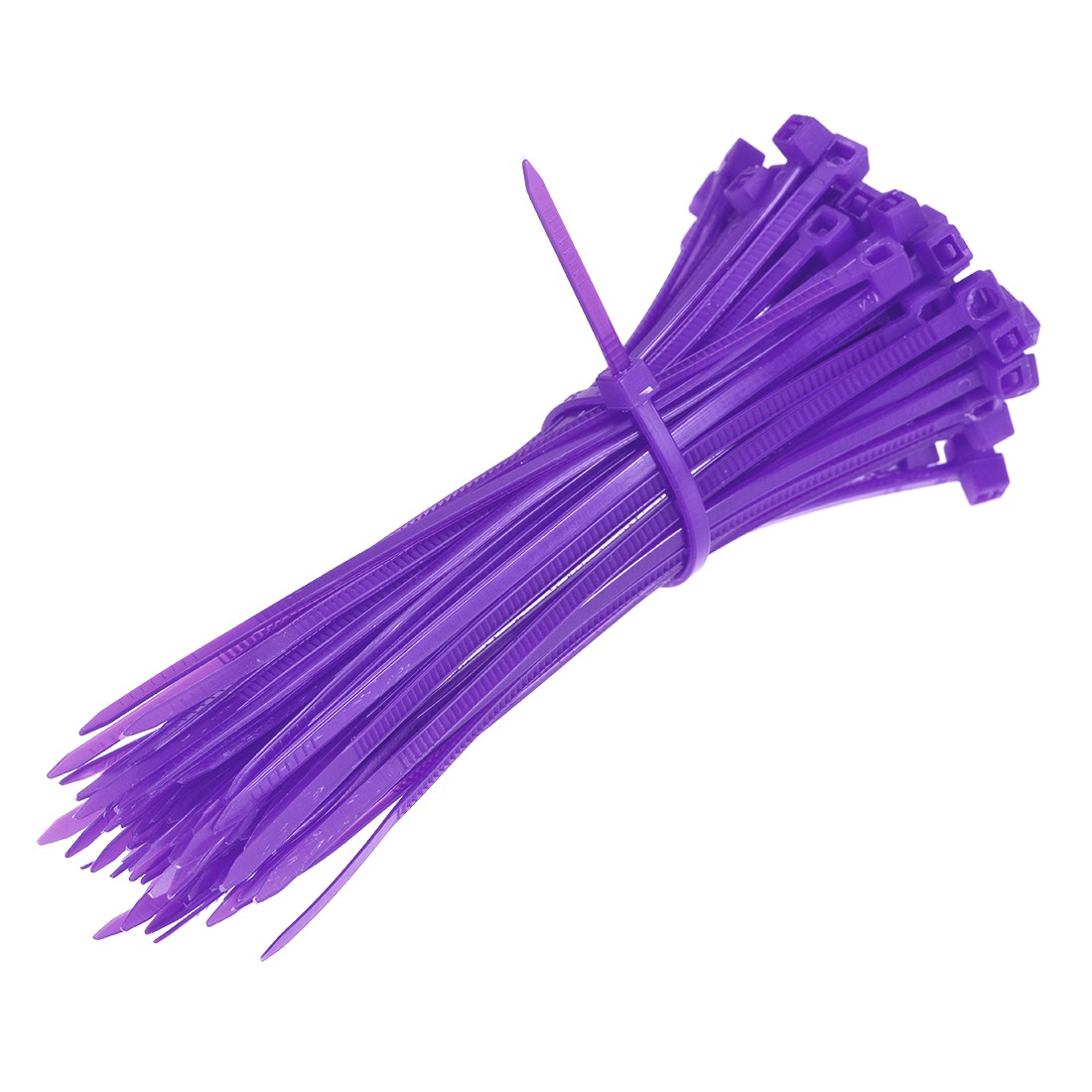Nylon Cable Ties 4 Inch Self-Locking Zip Ties 0.09″ Width Purple 100pcs