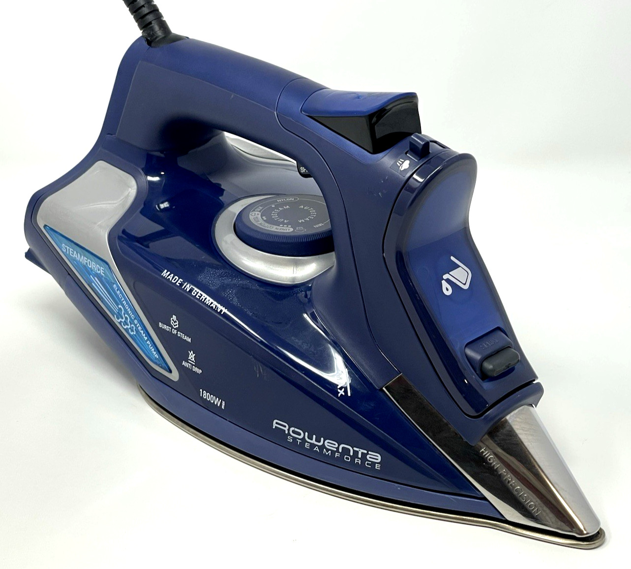 Rowenta DW9280 SteamForce Clothes Iron 1800W Stainless Soleplate Germany – Nice!